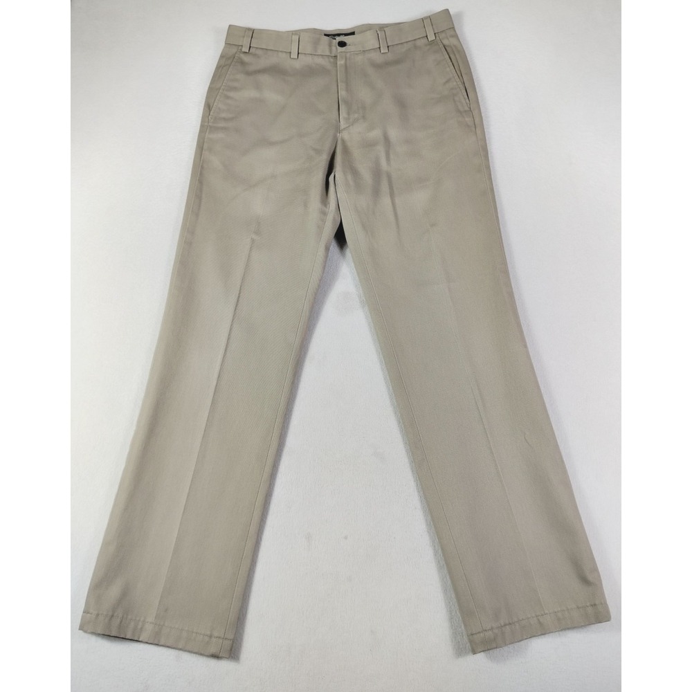 Eddie Bauer Pants Mens Tall 36 Beige Khakis Classic Fit Cotton Casual Corpcore